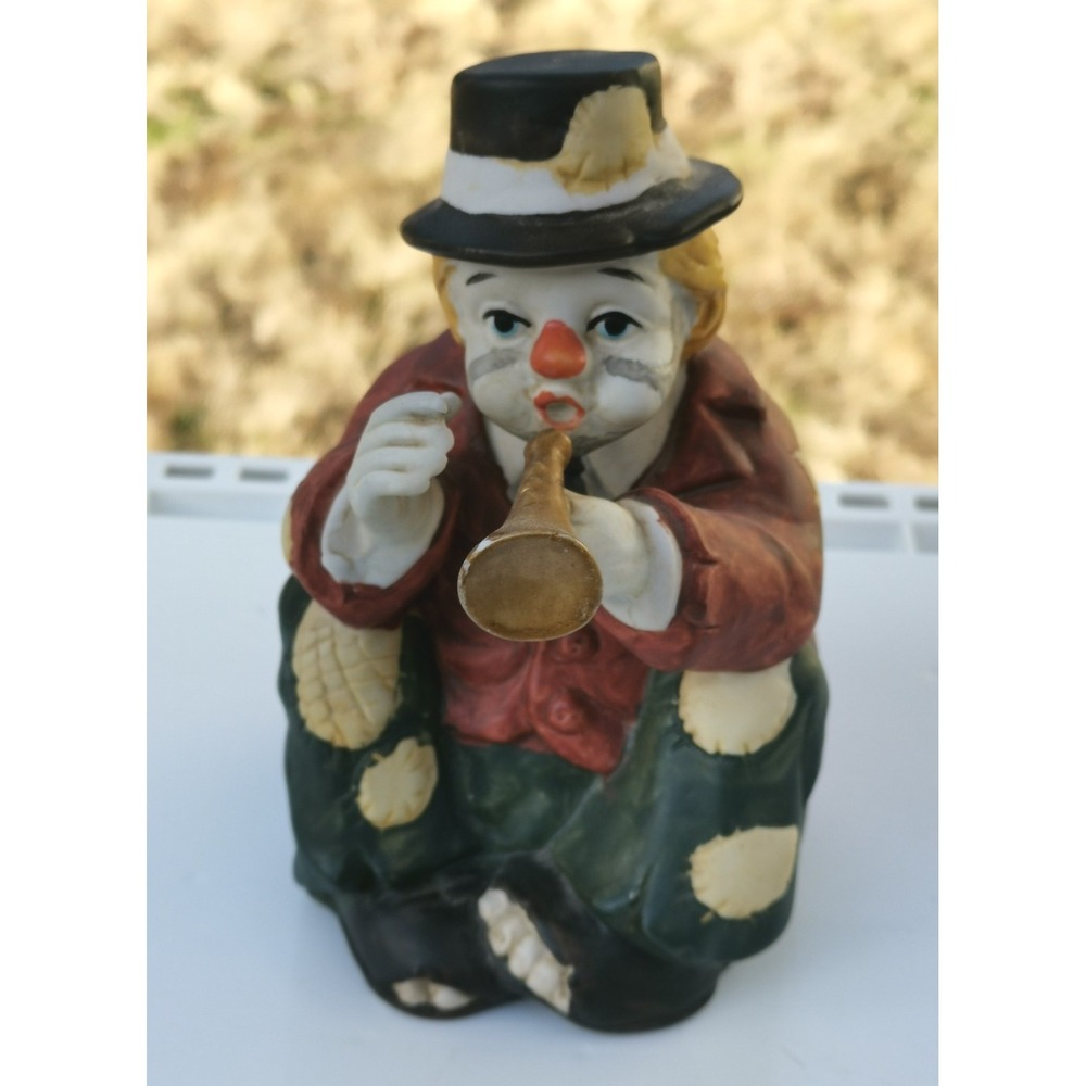 Sun Saint  trumpet playing Hobo Clown  Music Box Tested Working.